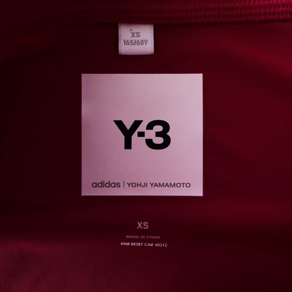Adidas Y-3 Yohji Yamamoto Red High-Waisted Bikini Bottoms Women’s‎ XS Swimwear - Picture 2 of 4